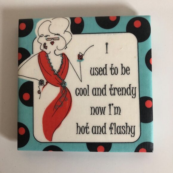 Gema Coasters Set Of 2 Handmade Humorous Beverage Functional Gift - Picture 2 of 6